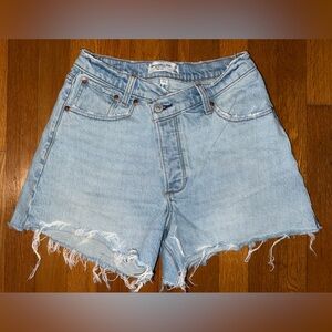 Abercrombie & Fitch Light Blue Denim “Dad” Shorts